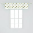 thumbnail image 2 of Ambesonne Honey Bee Window Valance, Stinging Animals Clouds, 54" X 12", Yellow Pale Blue, 2 of 3
