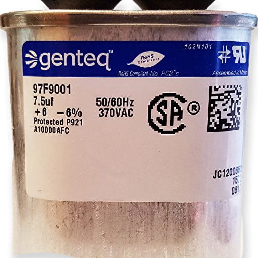 Condensatore Di Marcia JARD 15 UF MFD 370 VAC – Ovale – Sostituisce C315, 27L567, 12910