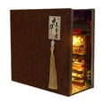 thumbnail image 2 of HILABEE DIY Booknook Kits DIY Model Room Decor Building Kits Dollhouse Wood Bookends for, 2 of 9