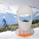 thumbnail image 4 of Pasamontañas de esquí integral con capucha para casco de motocross, forro polar resistente al viento para snowboard verde, 4 of 7