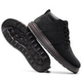 thumbnail image 5 of Men's Fashion Sneakers Chukaa Boots Leather Shoes Lace Up Lightweight Dress Boots Walking Driving Shoes, 5 of 5
