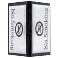 thumbnail image 3 of American Metalcraft SIGNS7 Black Wood "No Smoking" Sign - Double-Sided, 3 of 4