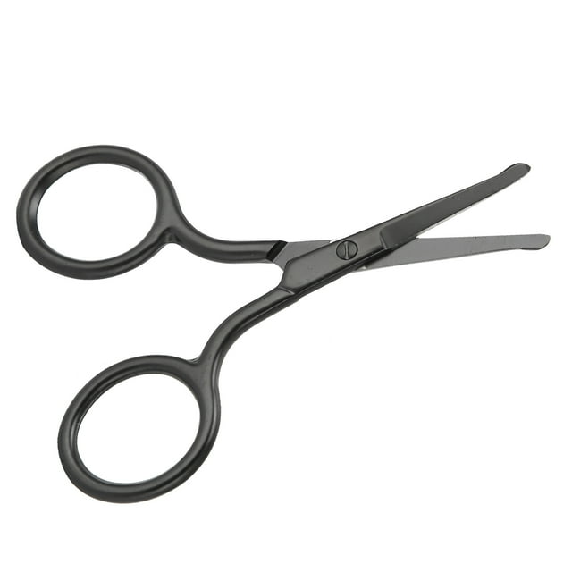 Nose Hair Trimmer, Eyebrow Scissor Trimmer Rounded Tip Scissors Rounded Tip for Beard for Moustache