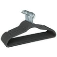 thumbnail image 6 of Simplify 100 Pack Slim Velvet Suit Hangers in Grey, 6 of 6