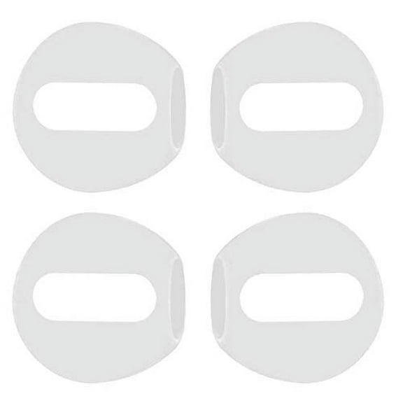 epacks Ear Pads for AirPods Headphones Secure Ear Pad Covers | Case Fit Sport Exercise Accessories for AirPods 1 & 2 or EarPods Earphones Earbuds. White, 2 Pair