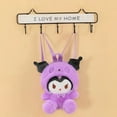 thumbnail image 6 of 25cm Sanrio Hello Kitty Kuromi Cute Plush Toys Women Bag Anime Cartoon Cute Shoulder Backpacks Girls Christmas Birthday Gifts, 6 of 7