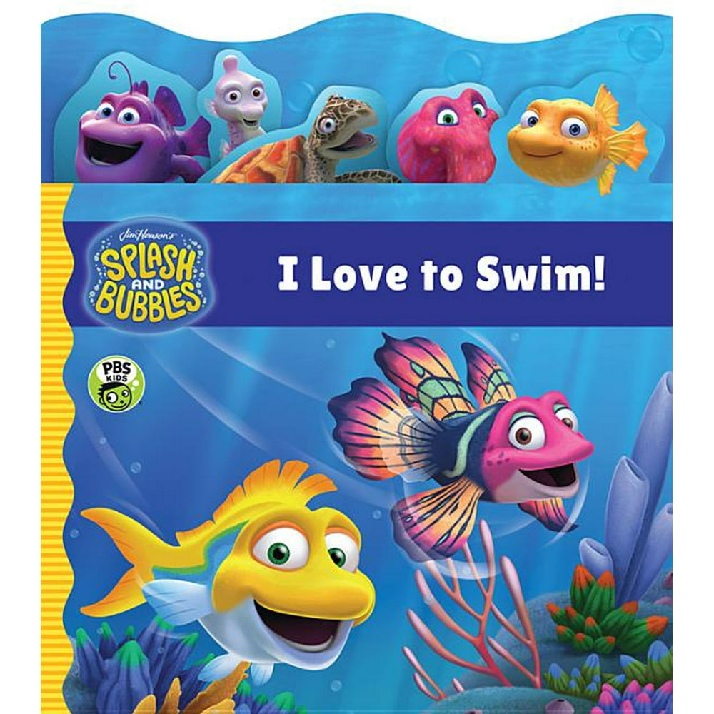 Splash and Bubbles Splash and Bubbles I Love to Swim! Tabbed Board