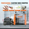 thumbnail image 2 of VEVOR Automatic Wire Stripping Machine, 0.06''-0.98'' Electric Motorized Cable Stripper, 60 W, Wire Peeler with Visible Stripping Depth Reference, 6 Round & 1 Flat Channels for Scrap Copper Recycling, 2 of 9