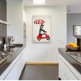 thumbnail image 3 of Epic Art 'Penguin On Red Moped' by Fab Funky, Acrylic Glass Wall Art, 24"x36", 3 of 3