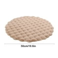 thumbnail image 3 of Qiweii Round Living Room Floor Cushion, Sofa Coffee Table Carpet Pillow, Soft Flannel Floor Seat Cushion, 3 of 6