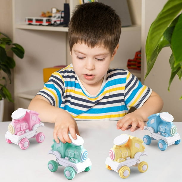 Xihbxyly Artículos de Clarence Coche de Juguete con Volquete de 360 Grados, con Ruedas, Pequeño Tren, Regalo Genial para Niños