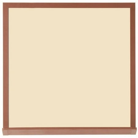 AARCO Products 420OD4848V2 High Performance Series Wood Look (Oak) Porcelain Markerboard