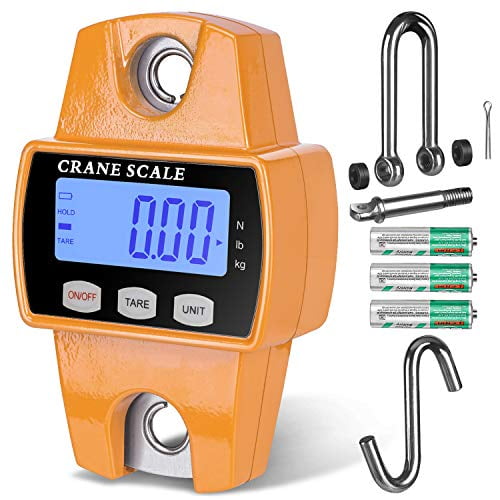 Industrial Hook Hanging Weight Crane Scale USA Digital 660LBS Crane Scale 