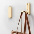 thumbnail image 6 of Folding Wall Hook, Foldable Coat Hook Wall Mounted, Space Saving 90° Rotating Clothes Hook for Entryway, Bathroom, Shoe Cabinet, Adhesive and Screws Included, 6 of 8
