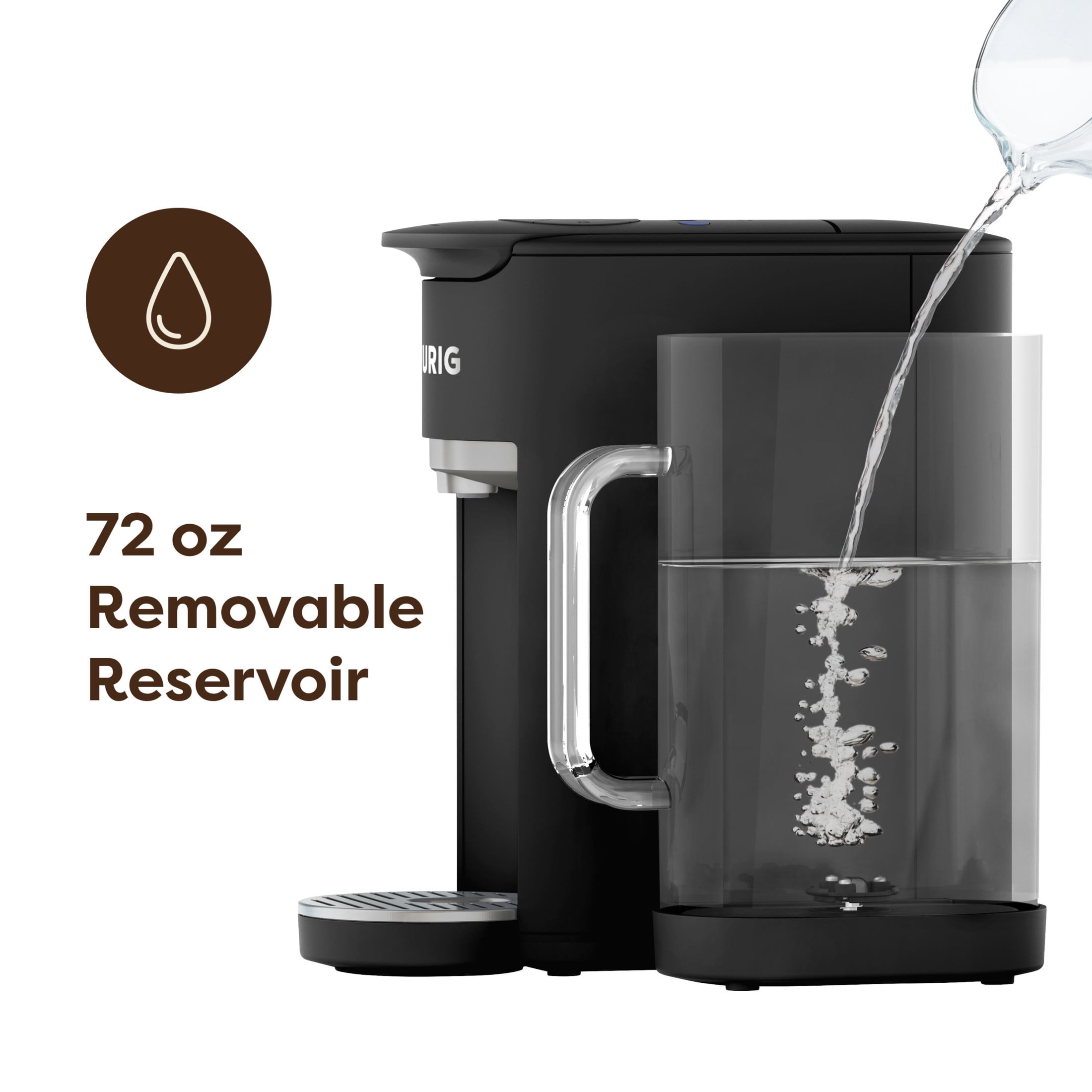 Keurig K-Supreme Gen 2, Single Serve K-Cup Pod Coffee Maker, Black