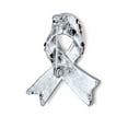 thumbnail image 2 of Bling Jewelry Womens Open Heart Enamel Crystal Brooche Pin for Awareness Ribbons Silver Gold Plated, 2 of 5