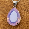 thumbnail image 2 of Pink Opal 105.5 Carat Oval Cut Handmade Pendant Crafted in 925 Sterling Silver, 2 of 2