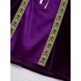 thumbnail image 6 of vastwit Kids Girls Renaissance Vintage Dress Gothic Medieval Costume Maxi Dresses Halloween Fancy Purple 10, 6 of 7