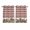 Red, variant on Farmhouse Kitchen Curtains 84 Inch Length, American Country Star Barn Red Brown Plaid Berry Grommet Top Bedroom Living Room Curtains, Light Filtering Cafe Curtain Drapes 2 Panels Set 84''x84''