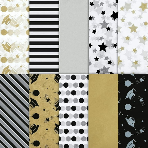 Naler 60 Sheets Graduation 14"x 20" Tissue Paper Bulk Premium Gift Wrap Tissue for Graduation Gift Bags Party Packing Decors