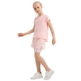 thumbnail image 2 of SILVERCELL 5-12T Girls 2-in-1 Athletic Flowy Shorts Active Performance Mesh Shorts with Liner for Sports Fitness Running Biking Hiking, 2 of 8