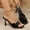 Black, variant on Women's Pointed Toe Heels, Fashionable Versatile Solid Color Pointed Toe Classic High Heel Shoes Black