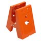 thumbnail image 4 of Lot de 2 supports de chevalet de sciage en acier laminé à froid, antidérapants, design creux, pour le travail du bois, 4 of 4