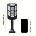 thumbnail image 4 of Outdoor COB Solar Wall Light Human Body Induction Garden Light Home Wall Lighting Remote Control Street Light Solar Induction Light, 4 of 9