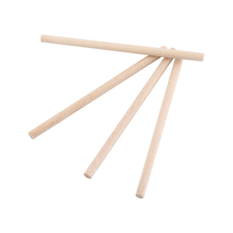 3-8mm Round Wooden Stick DIY Handmade Wood Sticks Crafts Durable Wood Dowels  Building Model Woodworking Tools - AliExpress