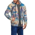 thumbnail image 2 of Naloa Dolphin Rainbow Horse Men’s Hoodies, Zip up Hoodie, Sweatshirts,Hoodies for Men Sizes S-3XL-Medium, 2 of 5