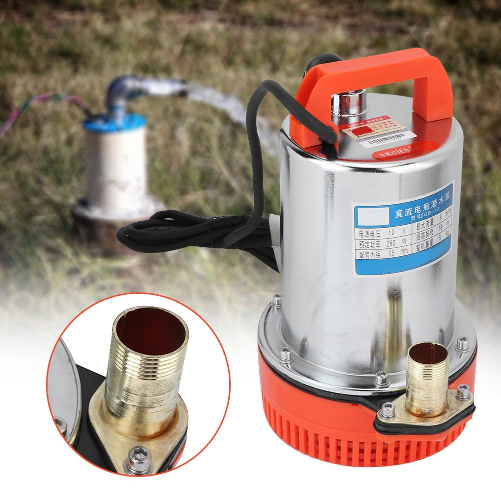 Cergrey DC 12V Submersible Deep Well Water Pump Irrigation Water Pump, 12V Water Pump, Water