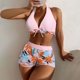 thumbnail image 1 of Mejor Belleza Mujer Traje de Baño de Moda Aumentar el tamaño 2 Piezas Tankini Tops de Bikini y Partes de Abajo Rosa L, 1 of 7