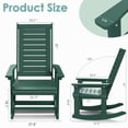 thumbnail image 3 of Pipopa Outdoor Rocking Chair,HDPE All Weather Patio Rocker for Lawn,Porch,Garden,Forest, 3 of 9