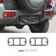 thumbnail image 5 of For 2007-2017 Rear Fog Light Lamp Cover Trim Exterior Car Accessories, 5 of 5