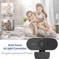 thumbnail image 4 of Caméra Web 1080P avec Microphone Full HD, Micros de Caméra Web Multi-Compatibles, Caméra Web de Diffusion, Caméra USB pour Ordinateur pour PC, Appels, Conférence, YouTube, Ordinateur Portable, Ordinateur de Bureau, 4 of 9