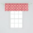 thumbnail image 2 of Ambesonne Ikat Valance Pack of 2, Geometric Ikat Inspired Design, 54"X18", Multicolor, 2 of 4