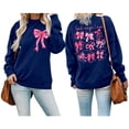 thumbnail image 1 of Chandail à Capuche Tendance pour Femmes, Imprimé Lettre, Col Rond, Automne & Hiver, Léger, Veste à Capuche Zippée, Veste Active, 1 of 3