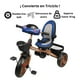 thumbnail image 4 of Triciclo Infantil Tipo Carriola con Bastón Ajustable Luz y Sonido-Azul, 4 of 8