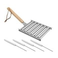 thumbnail image 4 of COOPHYA Grill Accessories Kit Stainless Steel with Wood Handle 1 Set 13X5.5X1.2In, 4 of 8