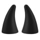thumbnail image 1 of GOOHOCHY 2 piezas Auto Elasticity 3D Devil Horns Sticker Bumper Decor Dispositivo anticolisión, 1 of 7