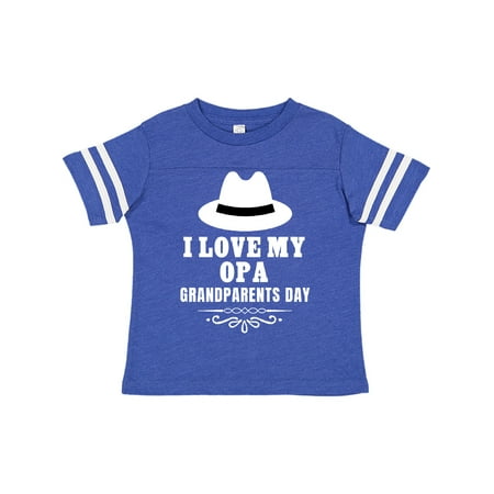 

Inktastic Grandparents Day I Love My Opa Gift Toddler Boy or Toddler Girl T-Shirt