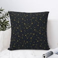 thumbnail image 4 of Pofeuu Constellation Print Double-sided plush pillowcase Square Throw Pillow Covers Pillows Cover for Living Room Bedroom Sofa Couch Cushion Cover（No pillow core）-24"x24", 4 of 7