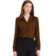 thumbnail image 1 of Top de manlarcon cuello camisero y botones pamujer Marrón XL, 1 of 6