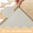 thumbnail image 4 of Findosom 4-Piece Bathroom Rugs Set,Non Slip Absorbent Bath Mat,Machine Washable Microfiber Quick Dry Bath Rug for Bathroom Bedroom Kitchen Shower Tub,Beige, 4 of 7
