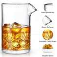 thumbnail image 2 of Vaso para mezclar cócteles veecom Crystal de 540 ml con colador y plantilla, 2 of 6