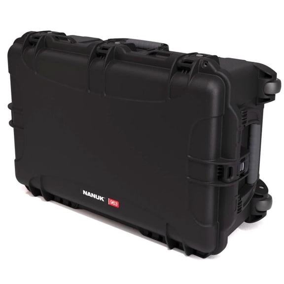 Nanuk Wheeled Series 963 Lightweight NK-7 Resin Waterproof Hard Case without Foam, Black