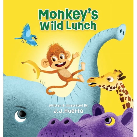 Monkey's Wild Lunch: Funny Rhyming Children's Picture Book About Animals, Kind Words & Friendship with Eng, (Hardcover)