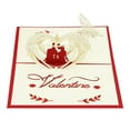 thumbnail image 2 of Ganfancp Tarjeta de San Valentín Tallada En Papel Tarjeta de Felicitación Tarjeta de Bendición Rebajas Flash Deals 5X Tarjetas de Felicitación, 2 of 2