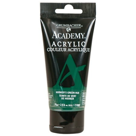 UPC: 0014173374134 | Grumbacher Academy Acrylic  75ml Tube  Hooker s Green
