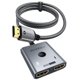 thumbnail image 1 of Conmutador HDMI Warrky 2x1 bidireccional 4K @60Hz con cable de 1 m, 1 of 8